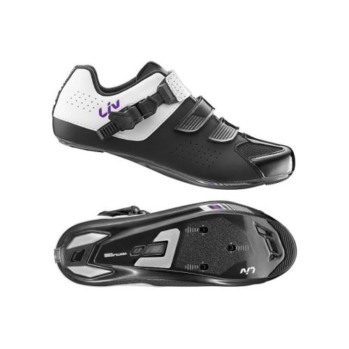 Pantofi Ciclism Sosea LIV GIANT Mova, Alb/Negru/Mov